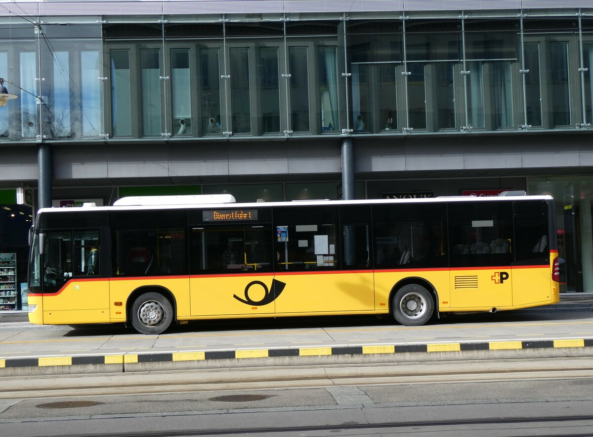 (259'054) - PostAuto Ostschweiz - TG 158'002/PID 5385 - Mercedes am 2. Februar 2024 beim Bahnhof Frauenfeld