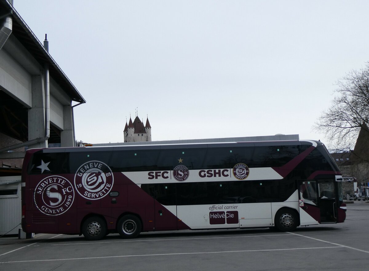 (259'445) - HelvCie, Satigny - Nr. 31'083/GE 963'211 - Neoplan am 18. Februar 2024 in Thun, Grabengut