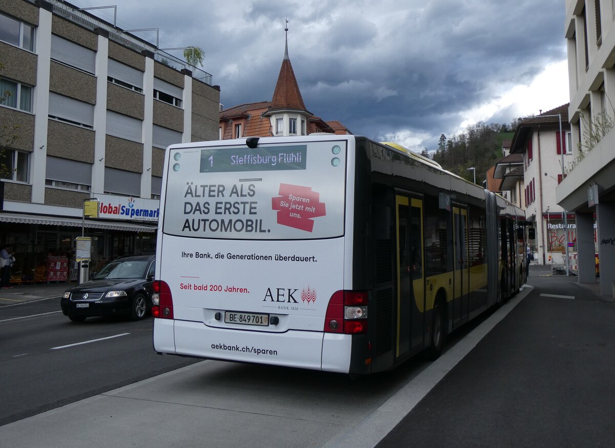 (260'994) - STI Thun - Nr. 701/BE 849'701 - MAN am 4. April 2024 in Thun, Berntor