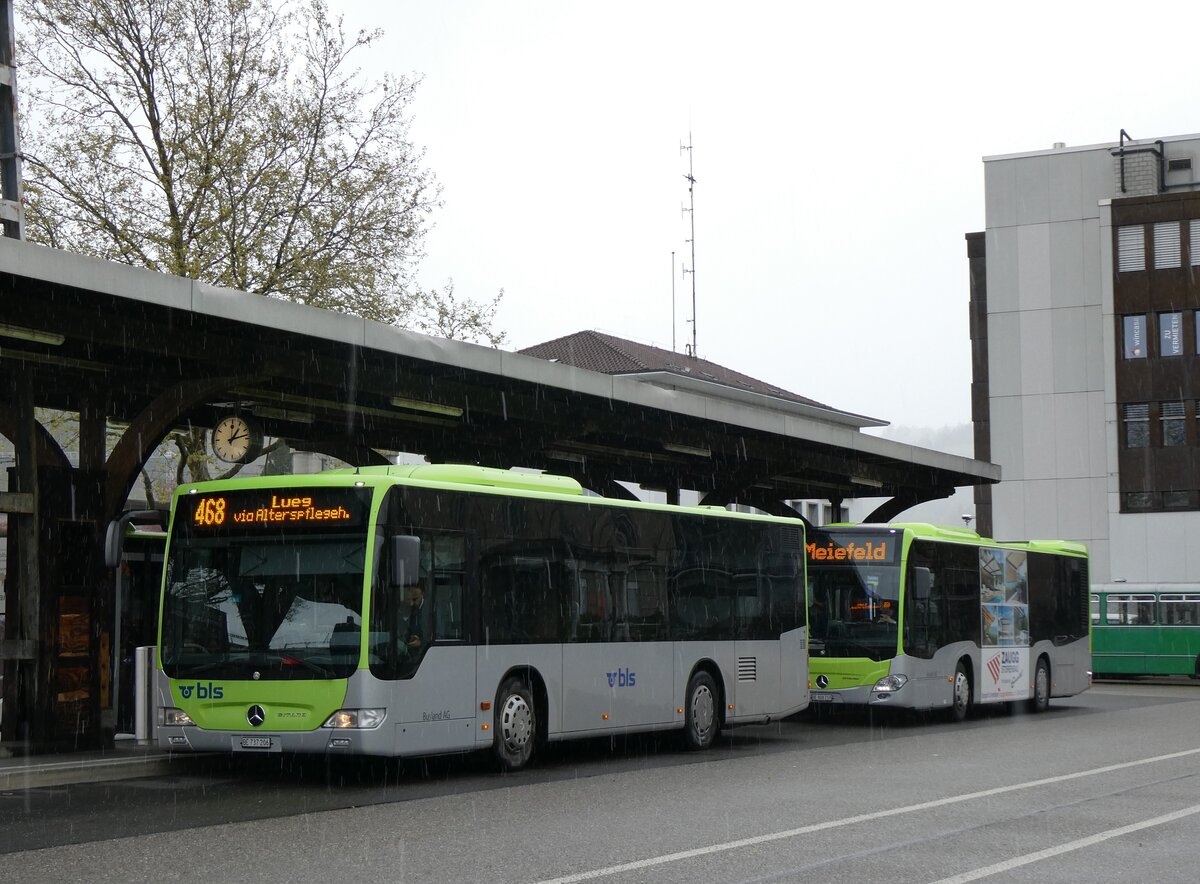 (261'590) - Busland, Burgdorf - Nr. 206/BE 737'206 - Mercedes am 21. April 2024 beim Bahnhof Burgdorf