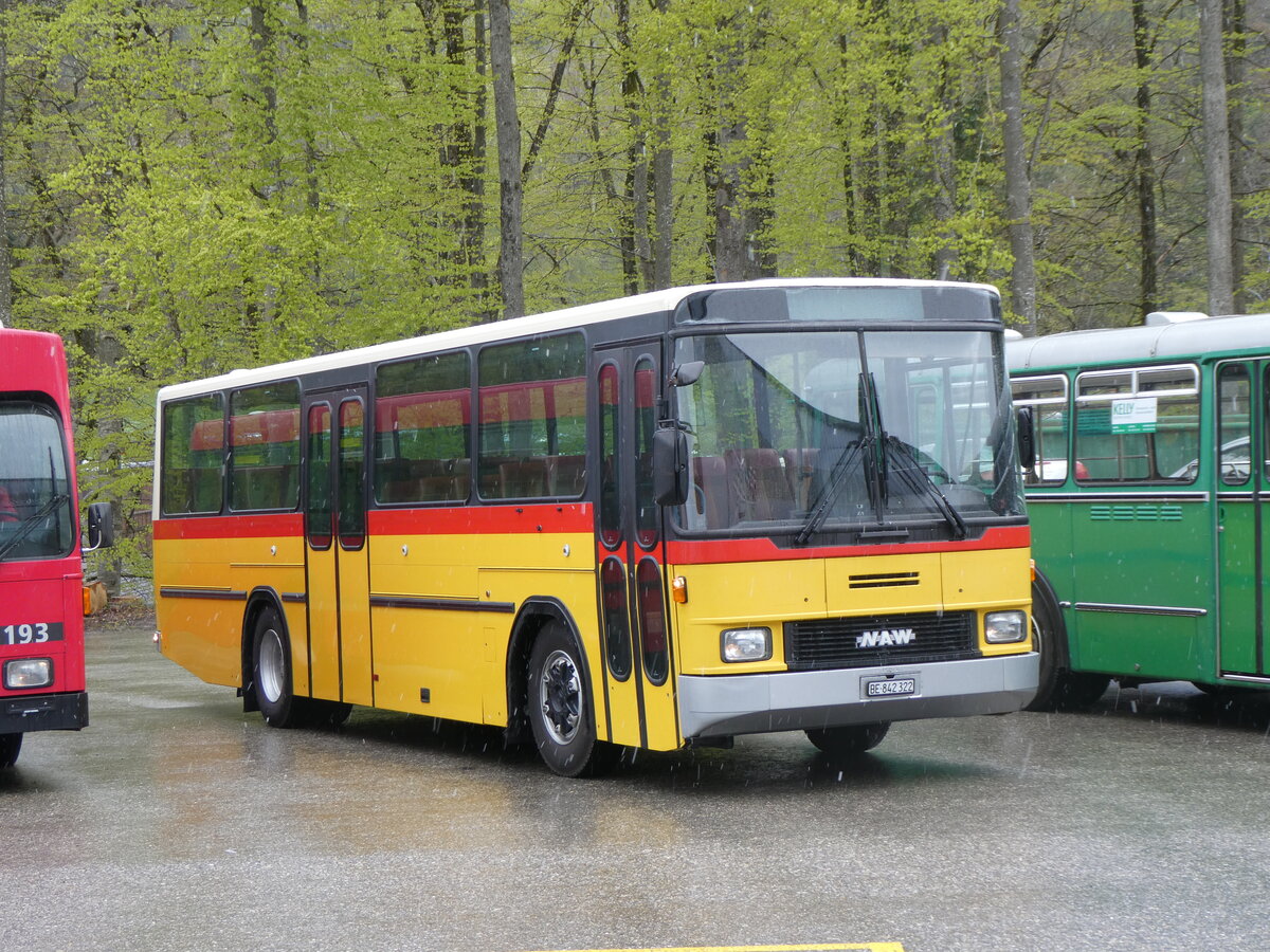 (261'618) - Widmer, Bern - BE 842'322 - NAW/Hess (ex Lombardi, Winterthur; ex Wohlgemuth, Hochwald PID 2208) am 21. April 2024 in Burgdorf, kihof Ziegelgut