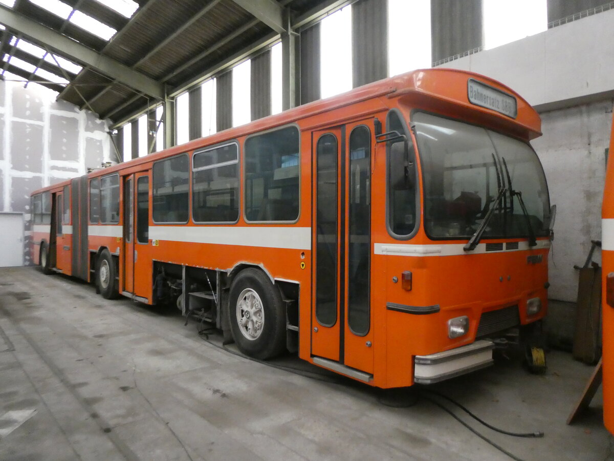 (261'628) - ZVB Zug (RWB) - Nr. 48 - FBW/Hess (ex RhV Altsttten Nr. 102) am 21. April 2024 in Oberburg, Ziegelgut