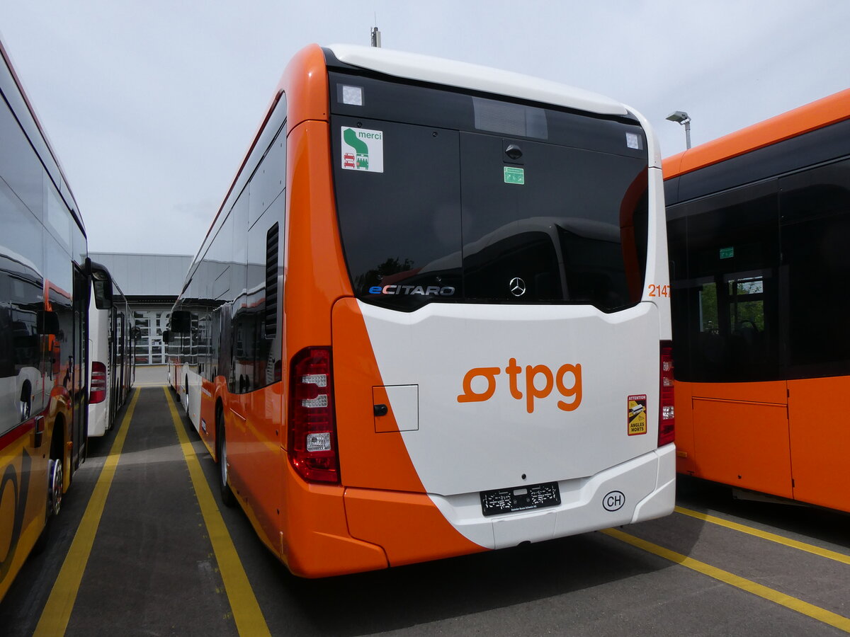 (262'116) - Globe-Limo, Le Lignon - Nr. 2147 - eMercedes am 4. Mai 2024 in Winterthur, Daimler Buses