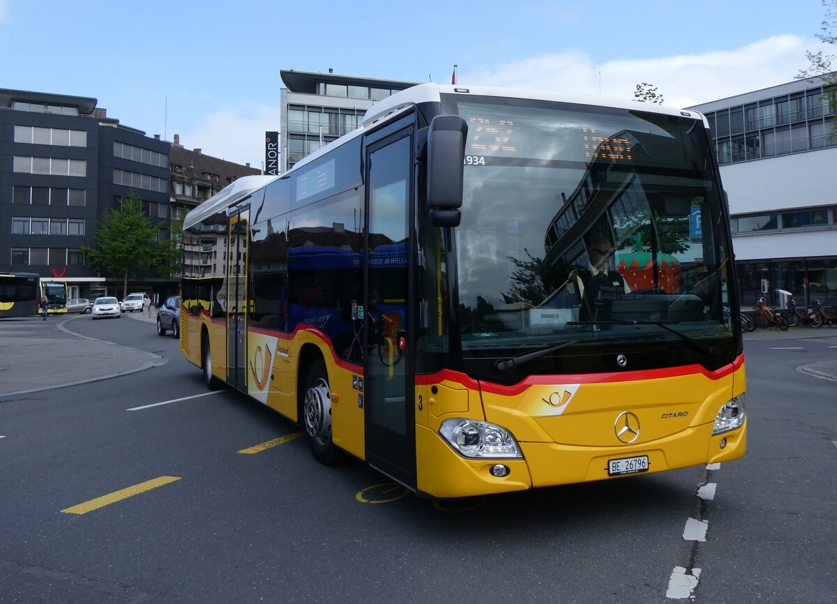 (262'224) - ASK Schangnau - Nr. 3/BE 26'796/PID 11'934 - Mercedes am 9. Mai 2024 beim Bahnhof Thun