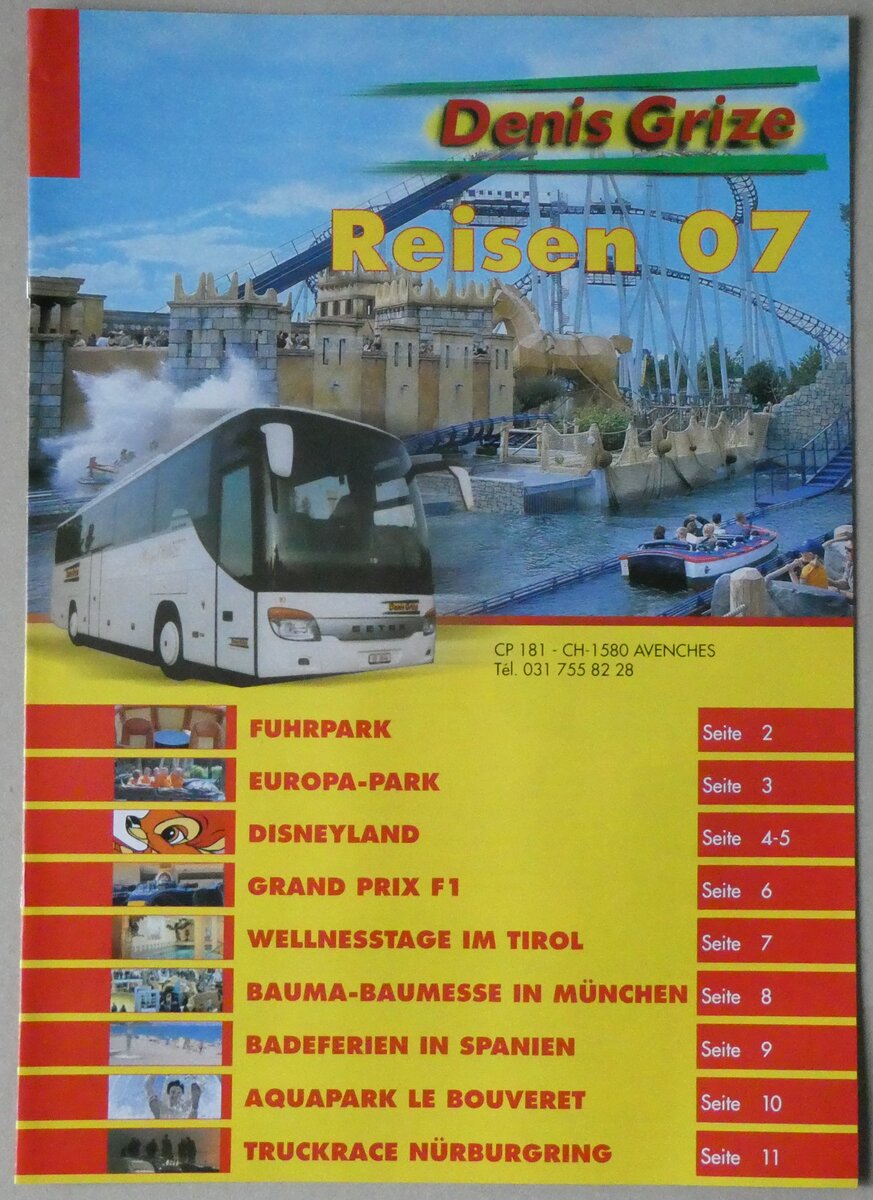 (262'291) - Grize-Reisen 07 am 12. Mai 2024 in Thun (Vorderseite)