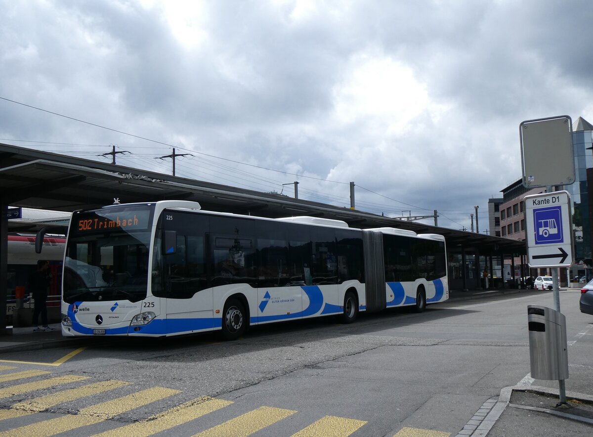 (262'437) - BOGG Wangen b.O. - Nr. 225/SO 194'898 - Mercedes am 16. Mai 2024 beim Bahnhof Olten