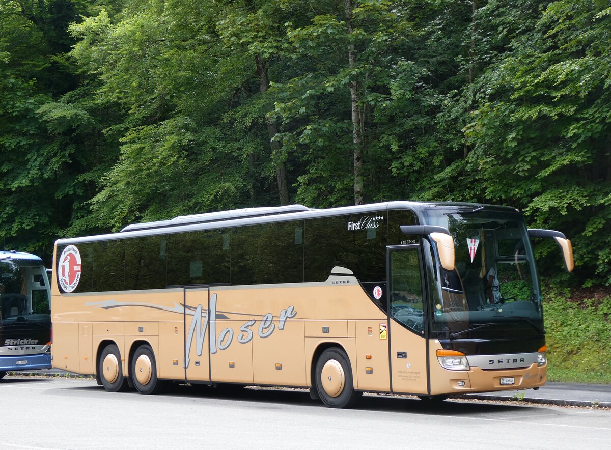 (263'222) - Moser, Teuffenthal - BE 45'547 - Setra (ex Arnold, D-Dietmannsried) am 28. Mai 2024 in Hofstetten, Ballenberg West