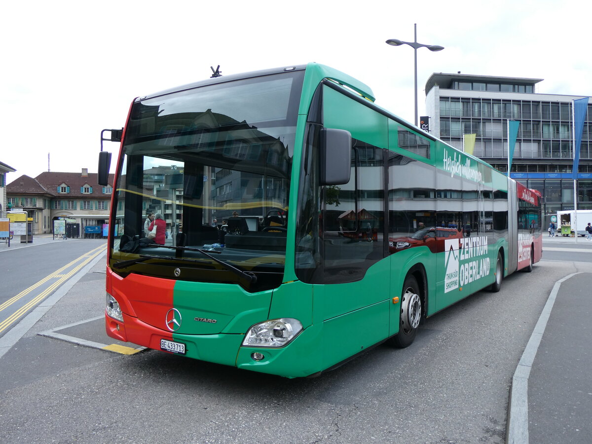 (263'332) - STI Thun - Nr. 713/BE 433'713 - Mercedes am 1. Juni 2024 beim Bahnhof Thun