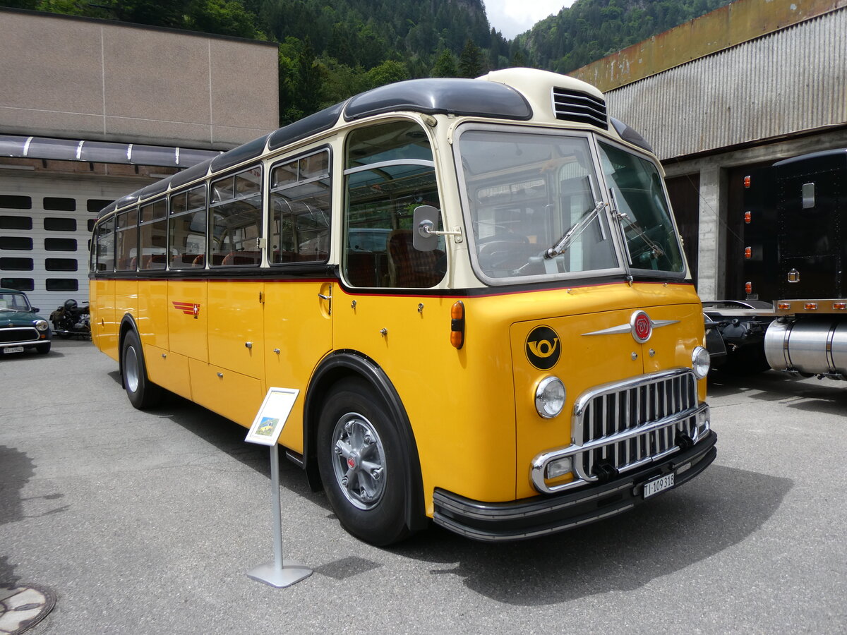 (263'591) - Barenco, Faido - TI 109'318 - FBW/Gangloff (ex Steiner, Bern; ex P 24'048; ex P 21'548) am 9. Juni 2024 in Faido, Garage 