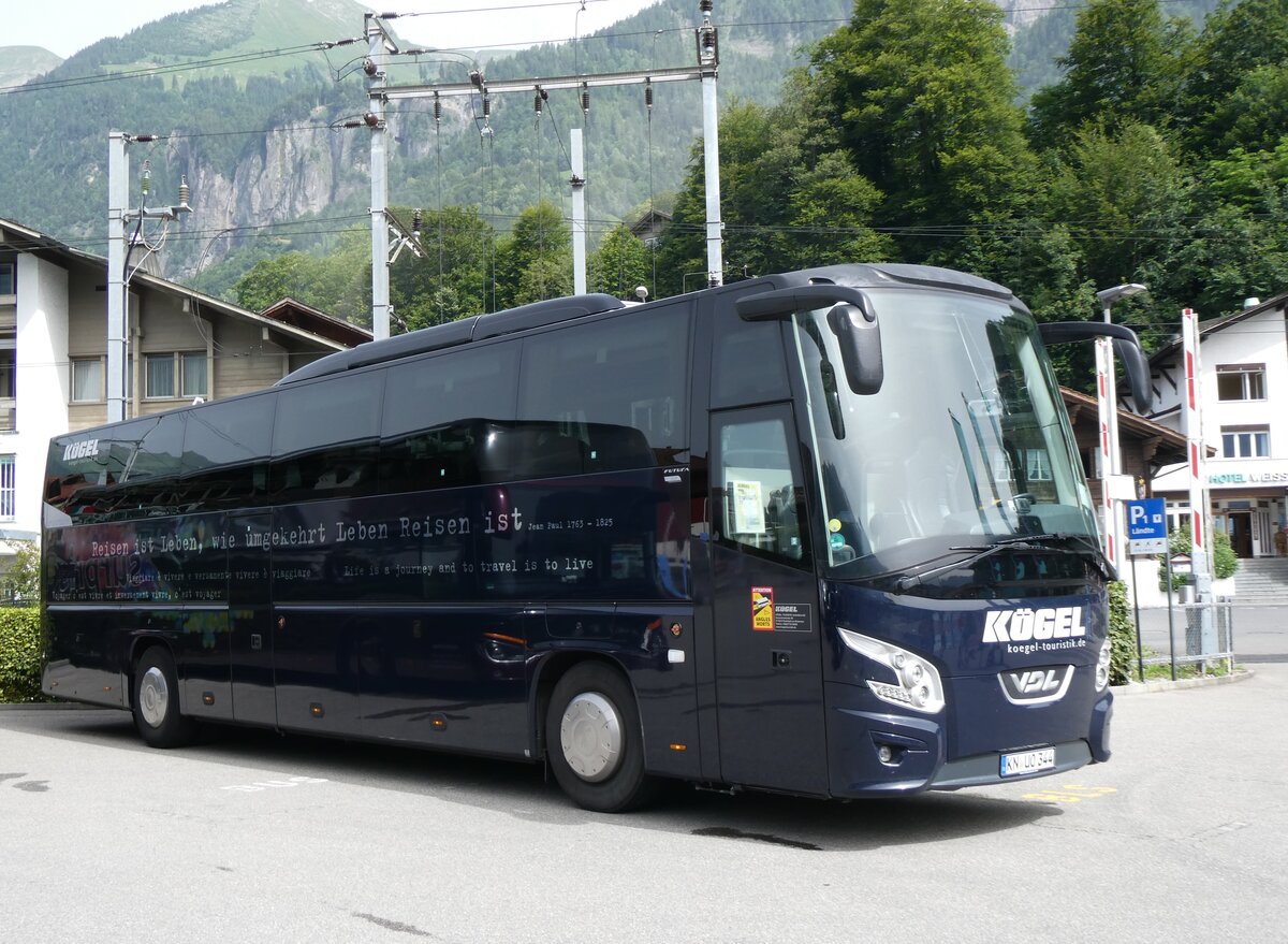 (264'101) - Aus Deutschland: Kgel, Radolfzell - KN-UO 344 - VDL am 29. Juni 2024 beim Bahnhof Brienz