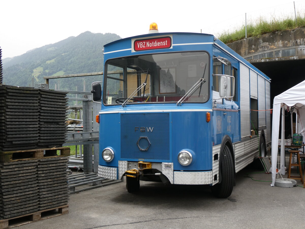 (264'151) - VBZ Zrich - Nr. 440 - FBW/Tscher am 29. Juni 2024 in Interlaken, Flugplatz