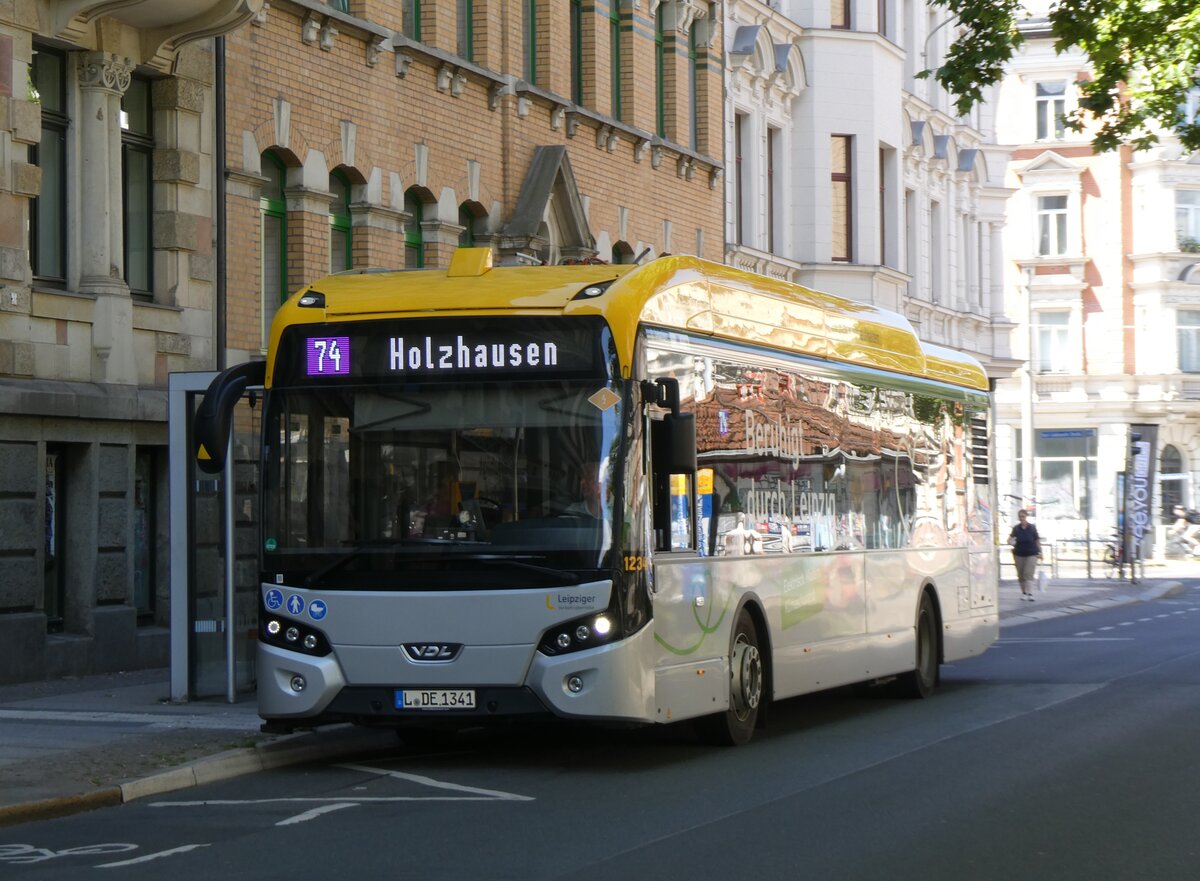 (264'459) - LVB Leipzig - Nr. 12'341/L-DE 1341 - eVDL am 9. Juli 2024 in Leipzig, Karl-Liebknecht-/Kurt-Eisner-Strasse