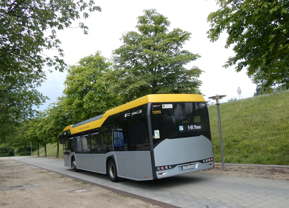 (264'556) - LVB Leipzig - Nr. 12'293/L-DE 1226 - Solaris am 10. Juli 2024 in Leipzig, Messegelnde