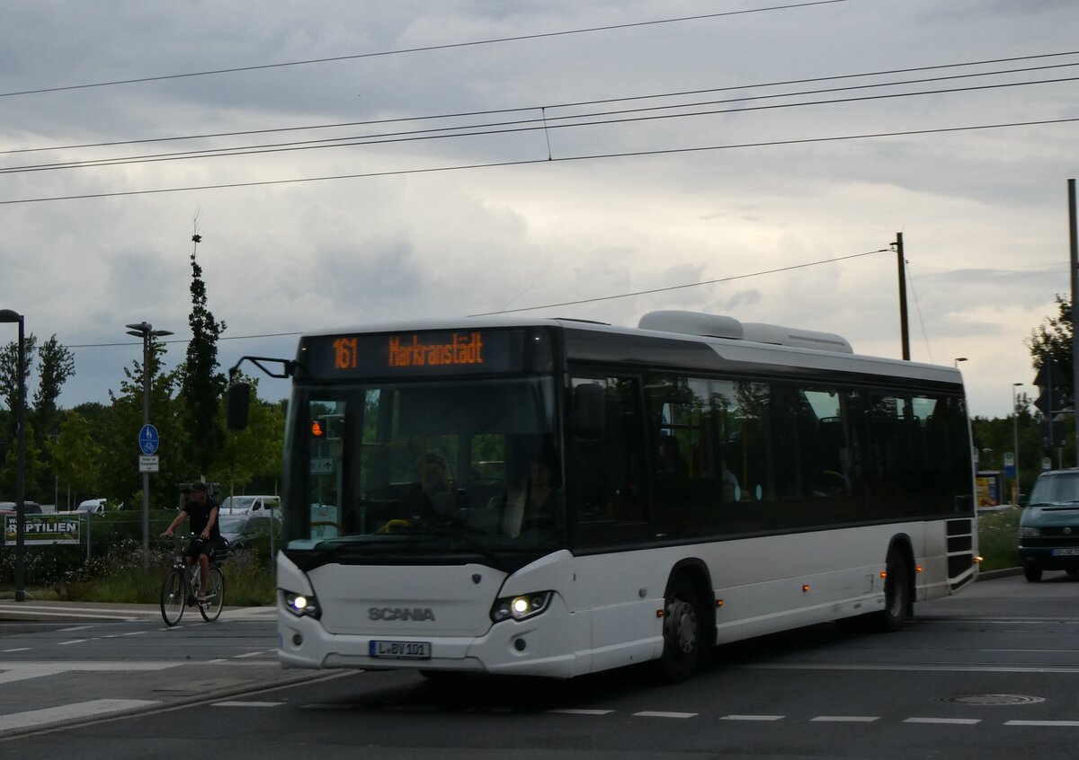 (264'639) - VarioBus, Leipzig - L-BV 101 - Scania am 10. Juli 2024 in Leipzig, Lausen