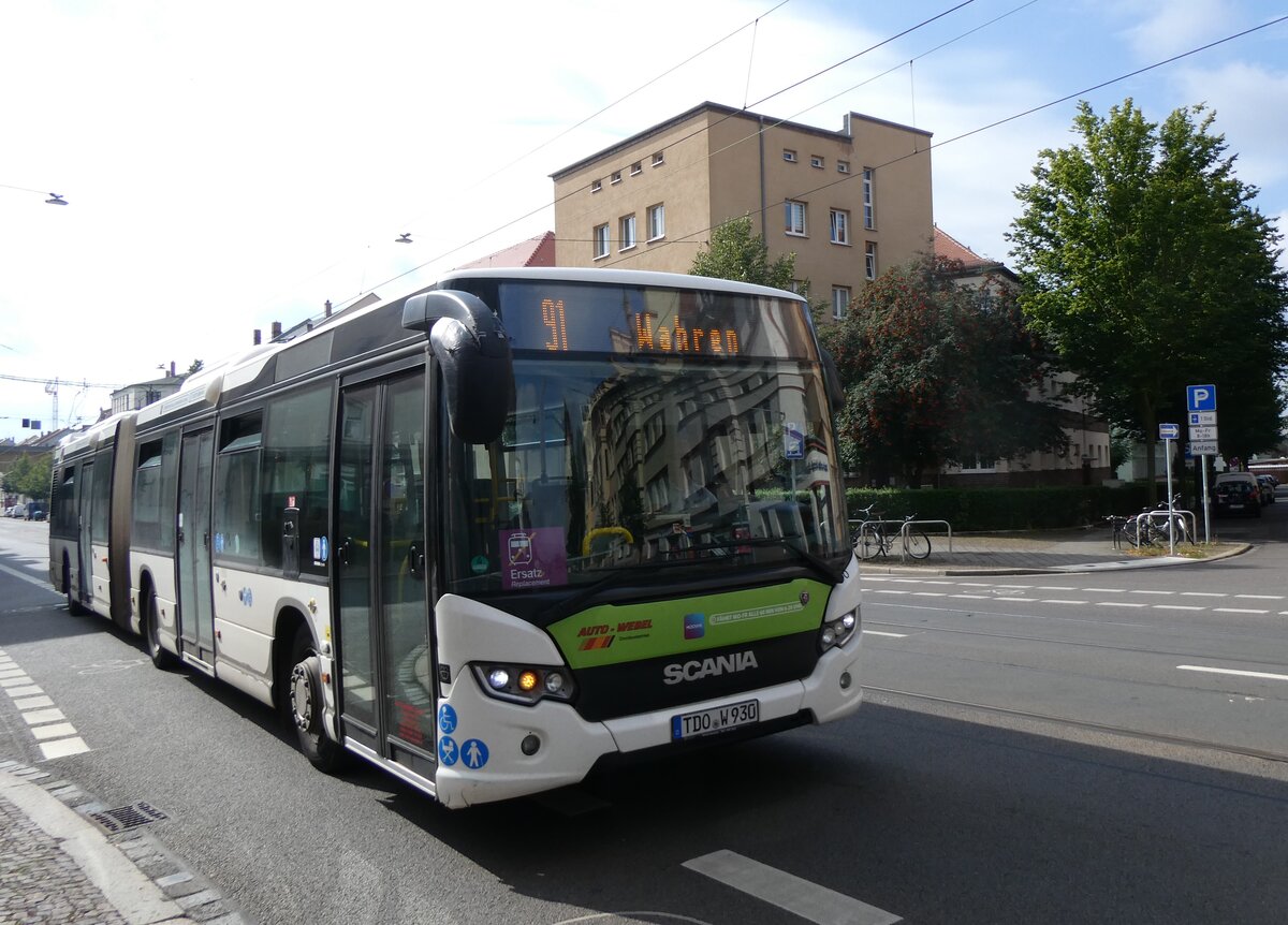 (264'658) - Auto-Webel, Delitzsch - TDO-W 930 - Scania am 11. Juli 2024 in Leipzig, Wahren