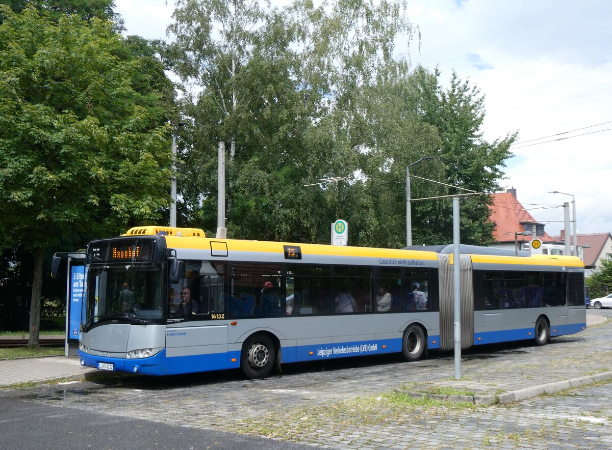 (264'711) - LVB Leipzig - Nr. 14'132/L-NV 4132 - Solaris am 11. Juli 2024 in Leipzig, Meusdorf