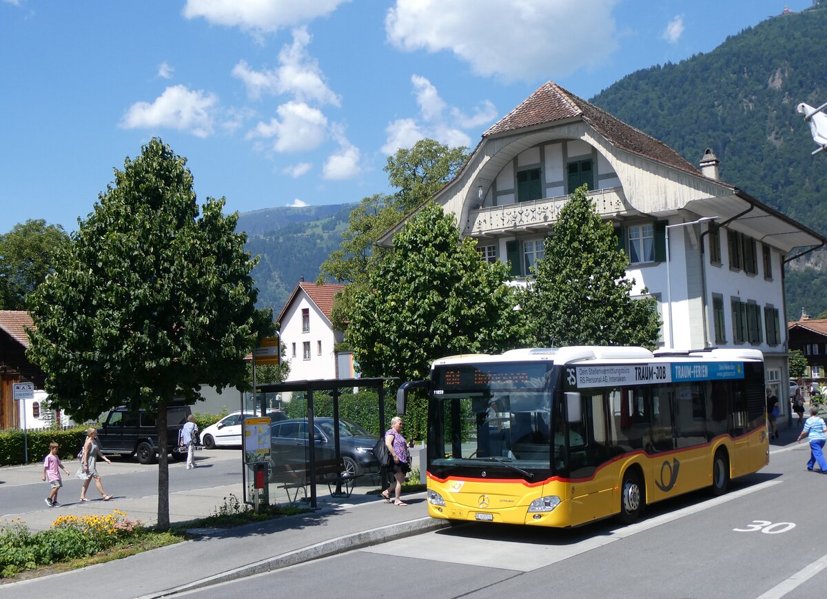 (264'904) - PostAuto Bern - BE 610'532/PID 11'859 - Mercedes (ex BE 610'544) am 20. Juli 2024 in Matten, Brunnenhaus