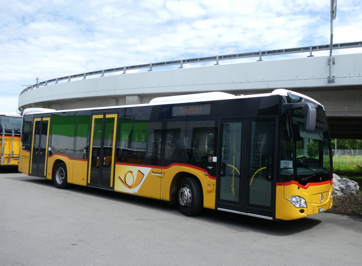 (264'918) - Funi-Car, Biel - Nr. EP12/BE 649'002/PID 10'949 - Mercedes (ex Eurobus, Bern Nr. 12) am 21. Juli 2024 in Kerzers, Interbus