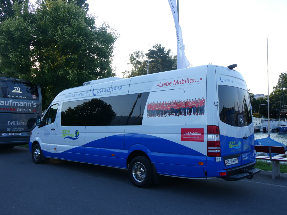 (265'075) - Aare-Aemme Reisen, Lyssach - BE 95'977 - Mercedes am 27. Juli 2024 in Thun, Strandbad