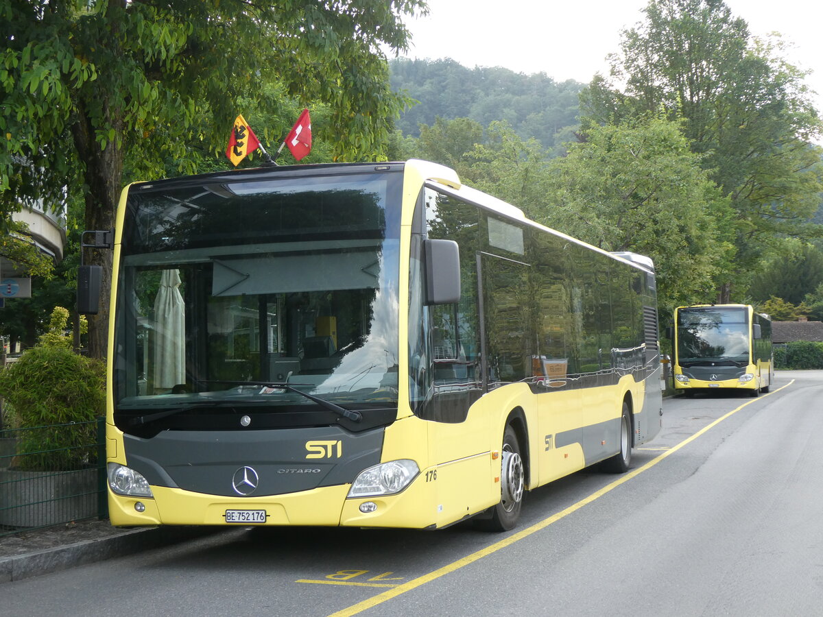 (265'325) - STI Thun - Nr. 176/BE 752'176 - Mercedes am 2. August 2024 bei der Schifflndte Thun