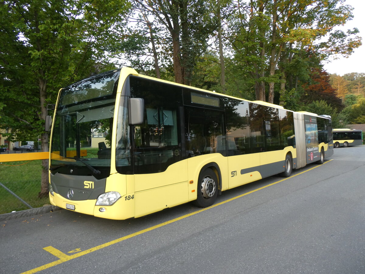 (265'465) - STI Thun - Nr. 184/BE 804'184 - Mercedes am 7. August 2024 bei der Schifflndte Thun