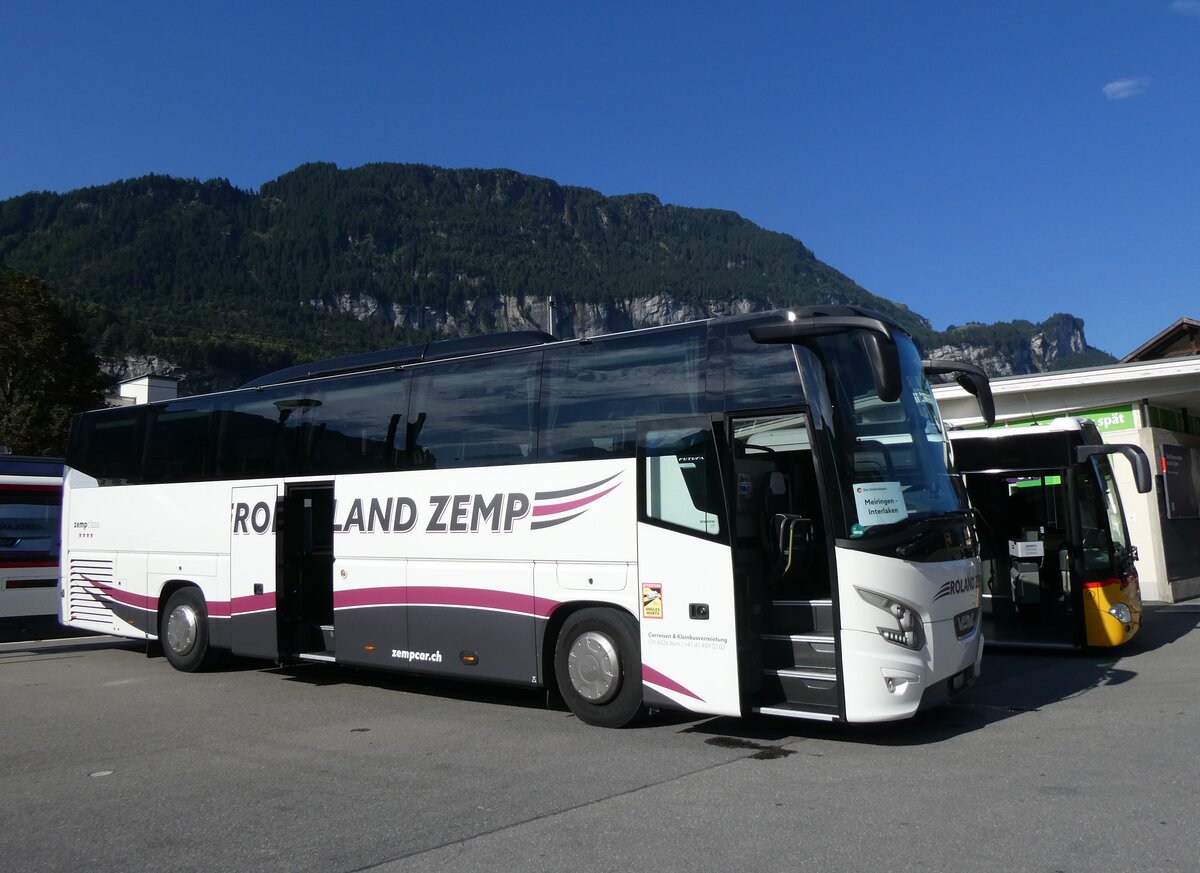 (265'571) - Zemp, Rain - Nr. 5/LU 134'072 - VDL am 13. August 2024 beim Bahnhof Meiringen