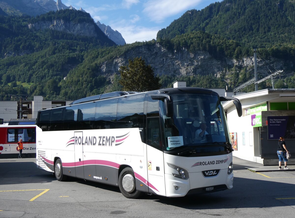 (265'574) - Zemp, Rain - Nr. 5/LU 134'072 - VDL am 13. August 2024 beim Bahnhof Meiringen