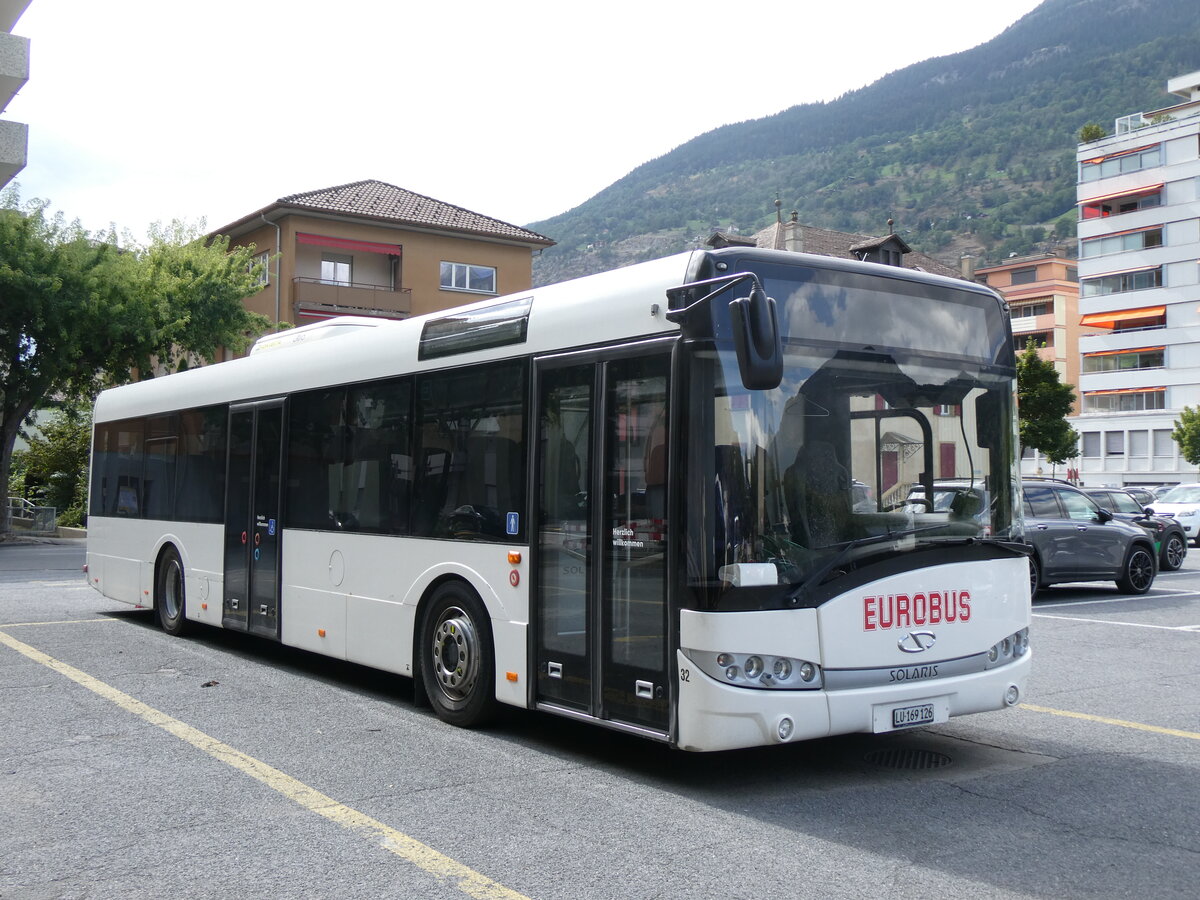 (265'757) - ARAG Ruswil - Nr. 32/LU 169'126 - Solaris am 16. August 2024 in Brig, Postgarage