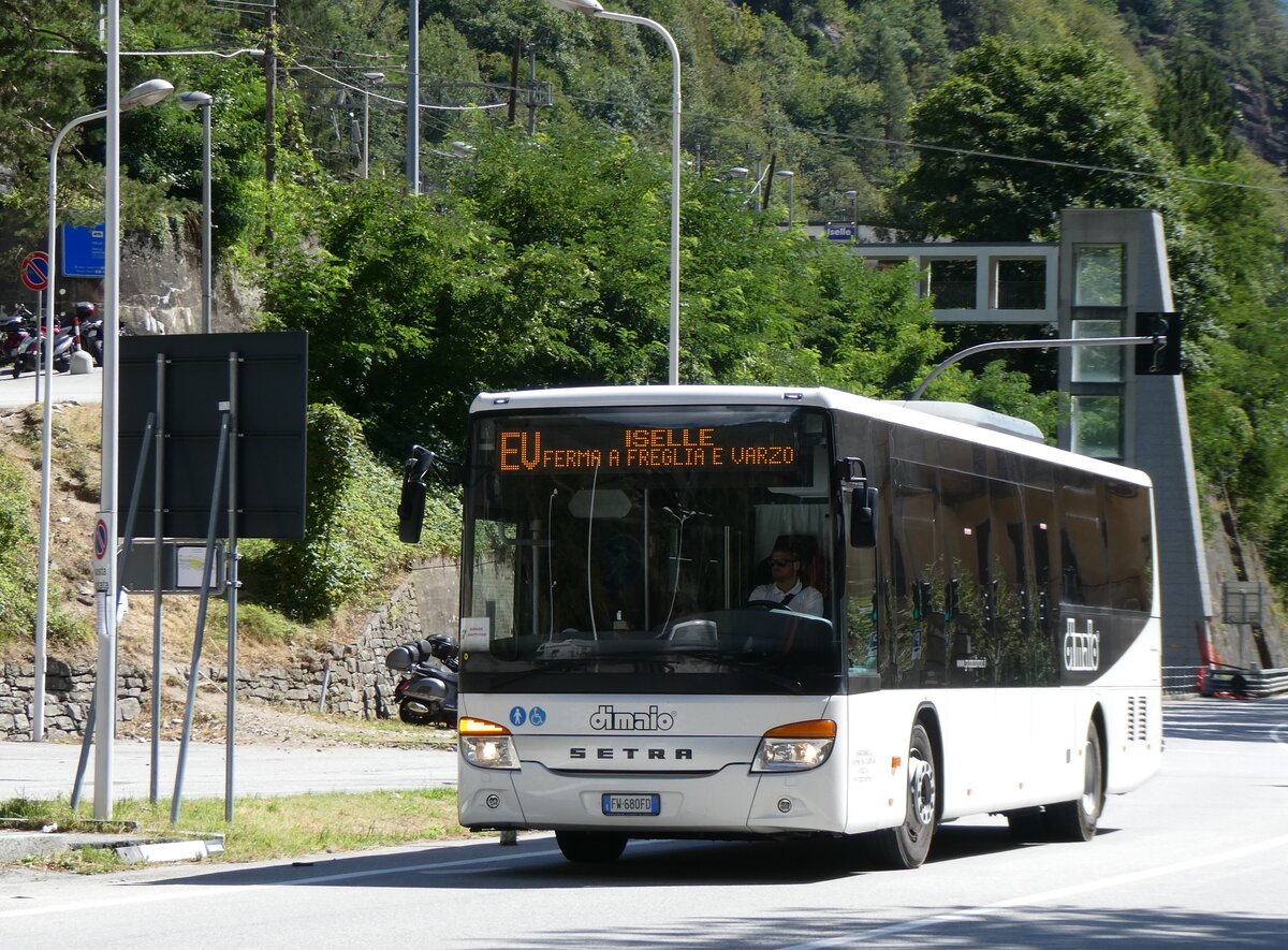 (266'040) - Dimaio, Calitri - FW-680 FD - Setra am 20. August 2024 in Iselle, Stazione