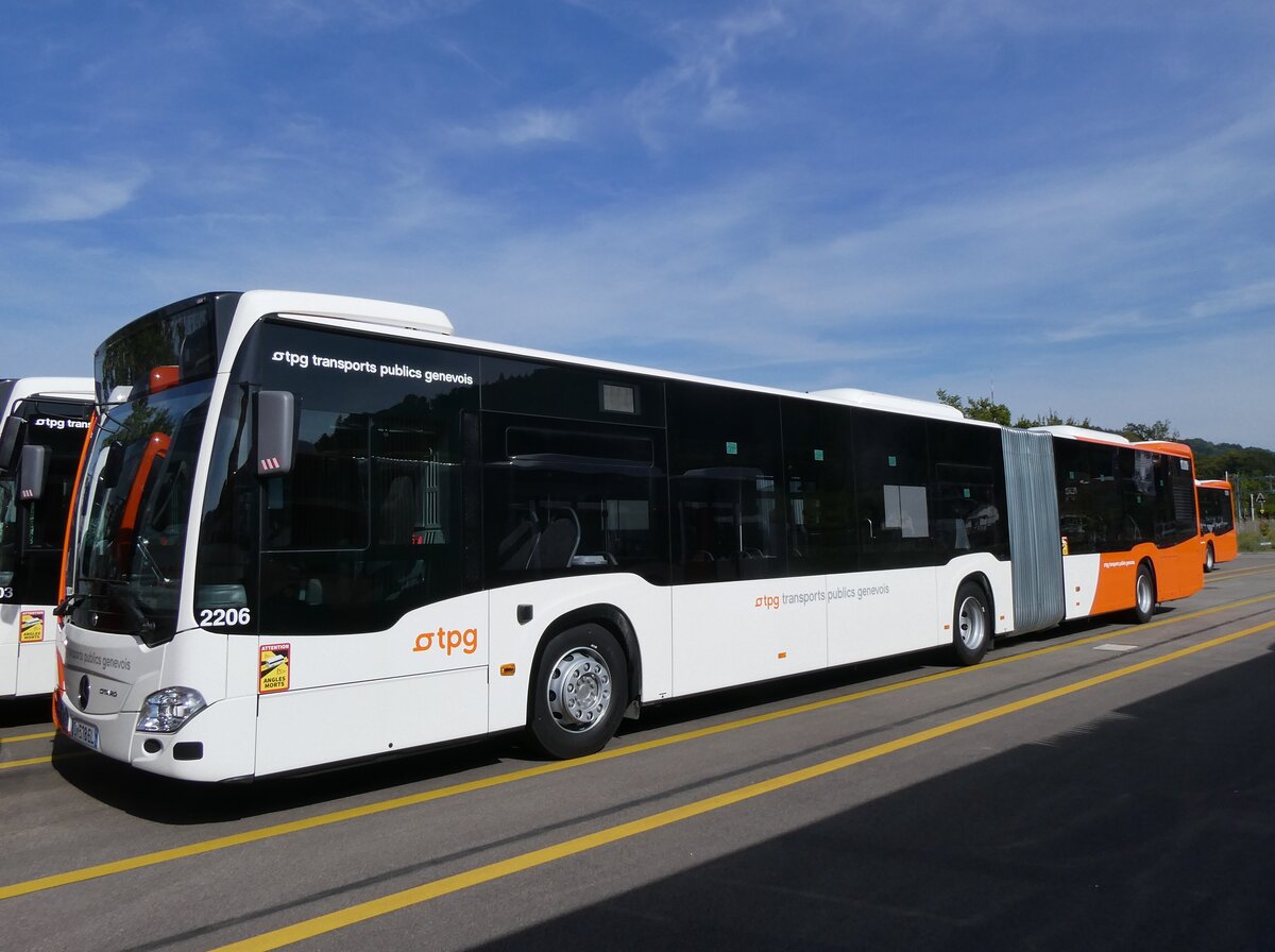 (266'501) - Aus Frankreich: Gem'Bus, St-Julien-en-Genevois - Nr. 2206/GY 578 EL - Mercedes am 31. August 2024 in Winterthur, Daimler Buses