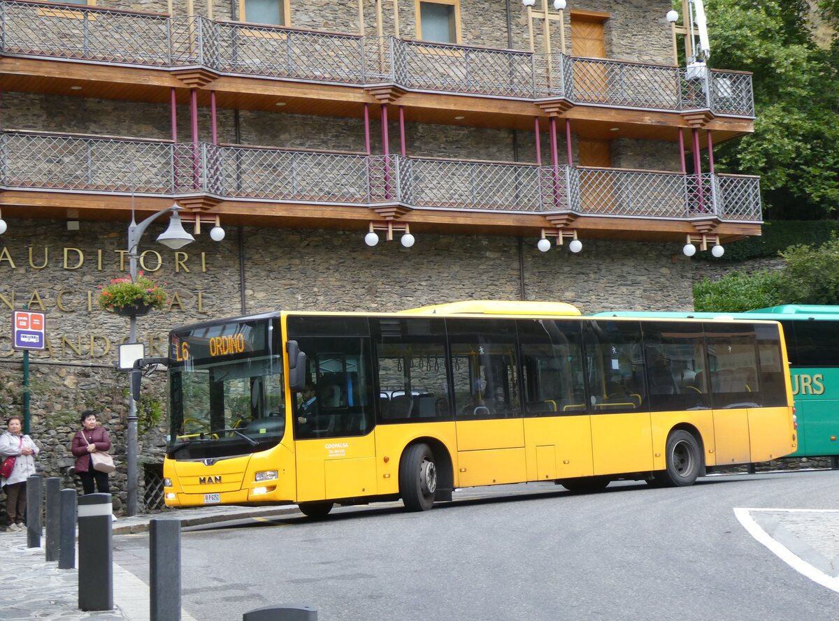 (267'195) - Coopalsa, Andorra la Vella - M6252 - MAN am 18. September 2024 in Ordino, Portal del Riu