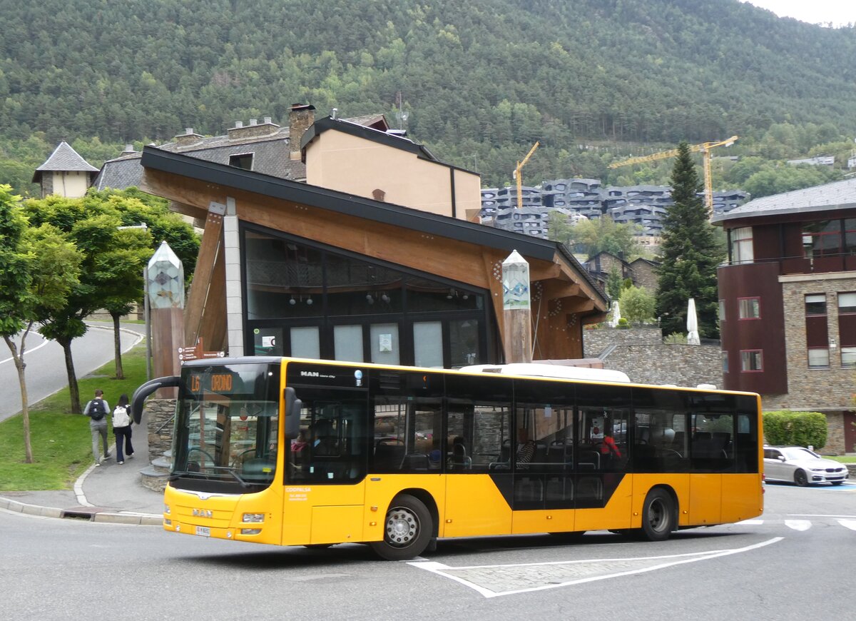 (267'200) - Coopalsa, Andorra la Vella - M8692 - MAN am 18. September 2024 in Ordino, Portal del Riu