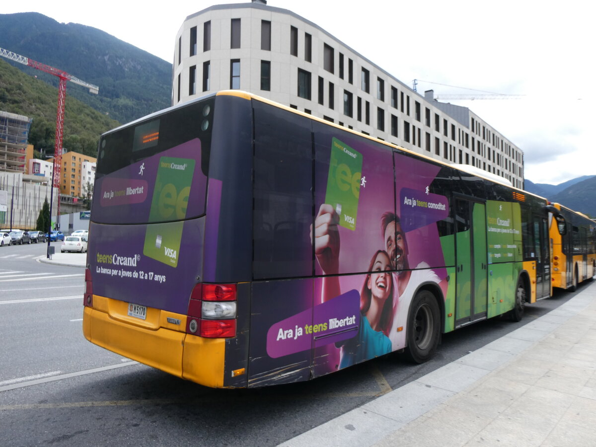 (267'216) - Coopalsa, Andorra la Vella - M5170 - MAN am 18. September 2024 in Andorra la Vella, Estaci Nacional Autobusos