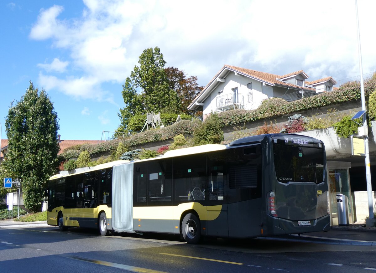 (267'560) - STI Thun - Nr. 718/BE 904'718 - Mercedes am 27. September 2024 in Oberhofen, Wichterheer