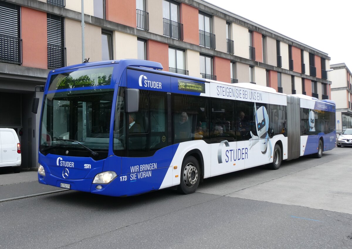 (268'260) - STI Thun - Nr. 173/BE 752'173 - Mercedes am 19. Oktober 2024 in Thun, Zentrum Oberland