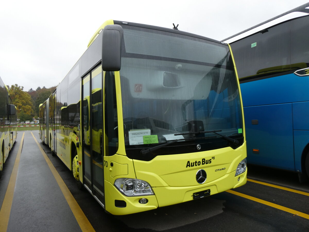 (268'292) - AAGL Liestal - Nr. 70 - Mercedes am 20. Oktober 2024 in Winterthur, Daimler Buses