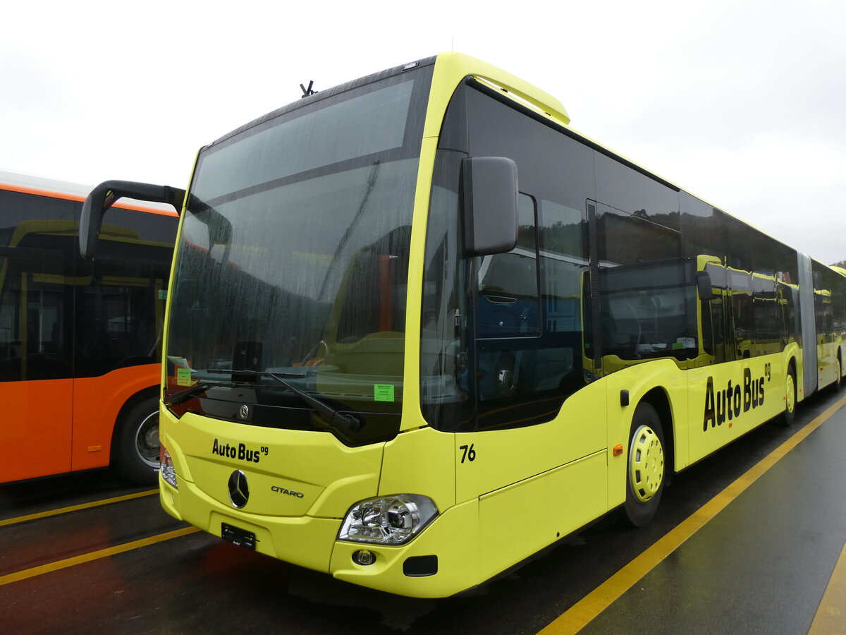 (268'296) - AAGL Liestal - Nr. 76 - Mercedes am 20. Oktober 2024 in Winterthur, Daimler Buses