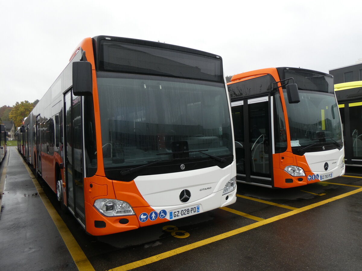 (268'304) - Aus Frankreich: Gem'Bus, St-Julien-en-Genevois - GZ 028 PD - Mercedes am 20. Oktober 2024 in Winterthur, Daimler Buses