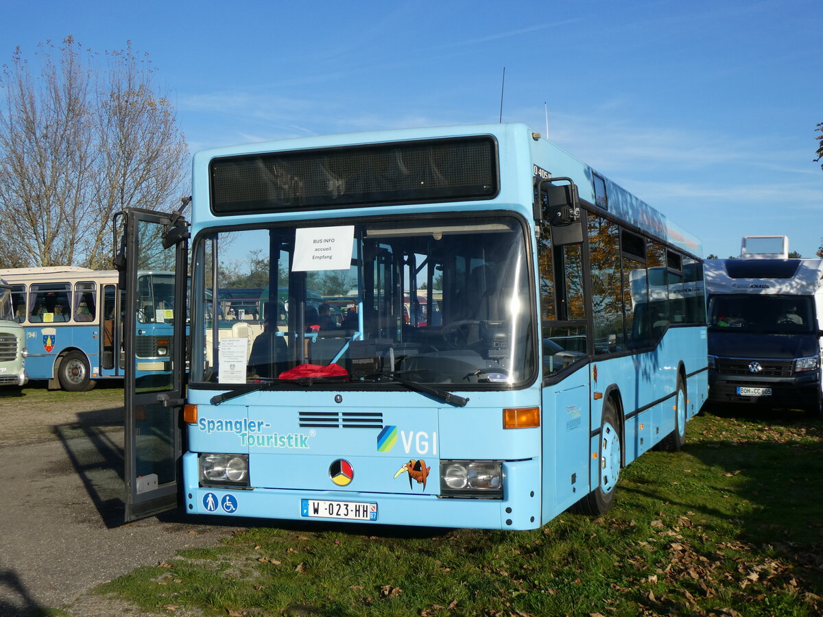 (268'438) - Spangler, Pttmes (ECM) - W 023 HH - Mercedes am 25. Oktober 2024 in Kintzheim, Cigoland 