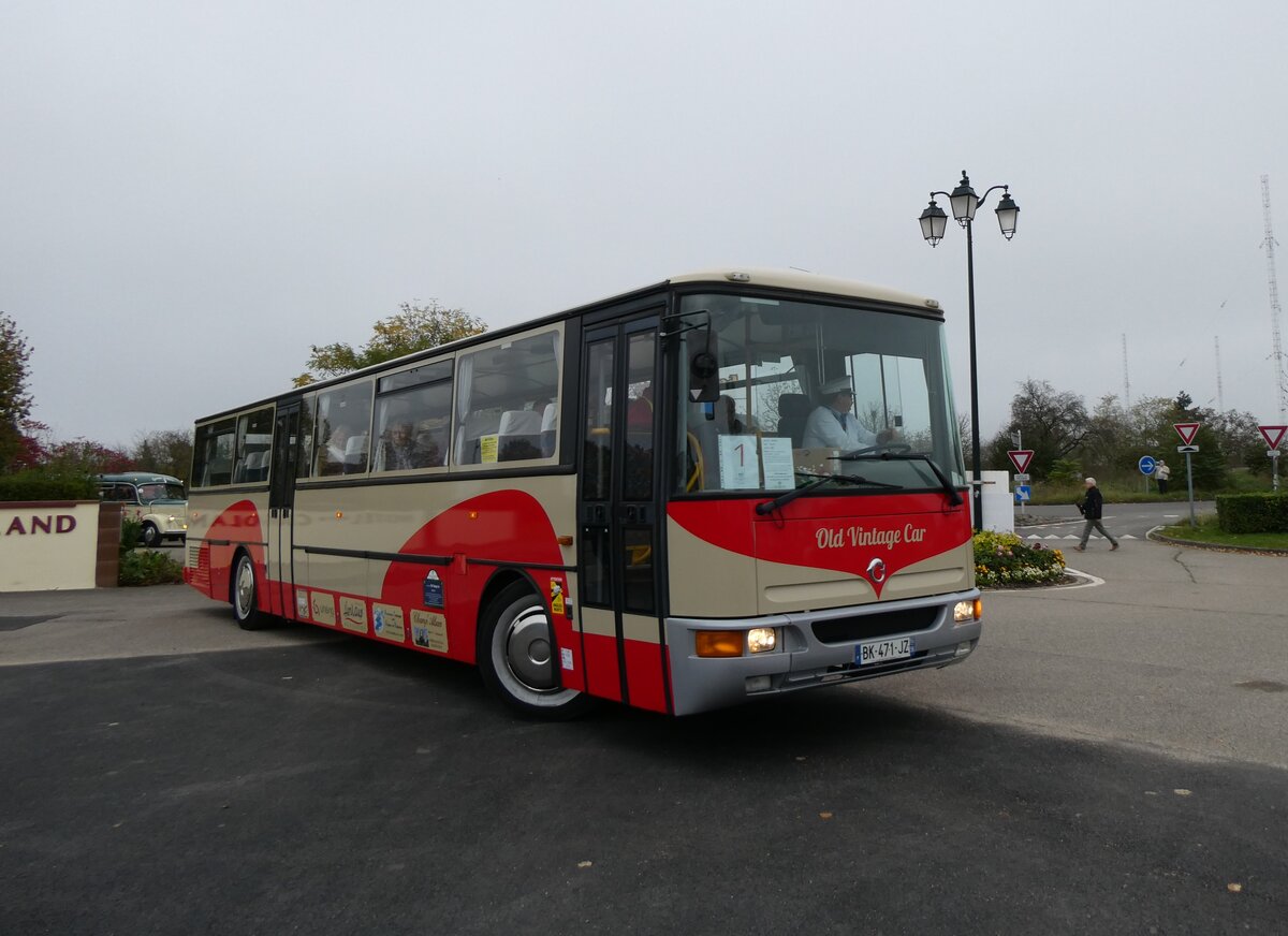 (268'597) - Europ. Classic Motors, Haguenau - BK 471 JZ - Irisbus-Karosa (ex Herviaux, Guer) am 26. Oktober 2024 in Kintzheim, Cigoland