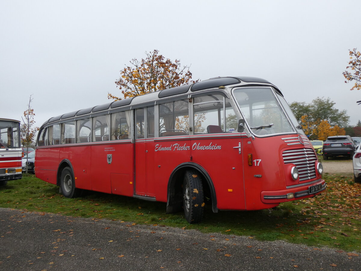 (268'622) - Flecher, Ohnenheim - Nr. 17/DZ 781 VL - FBW/Gangloff (ex FRAM Drachten/NL Nr. 17; ex AFA Adelboden/CH Nr. 3) am 26. Oktober 2024 in Kintzheim, Cigoland