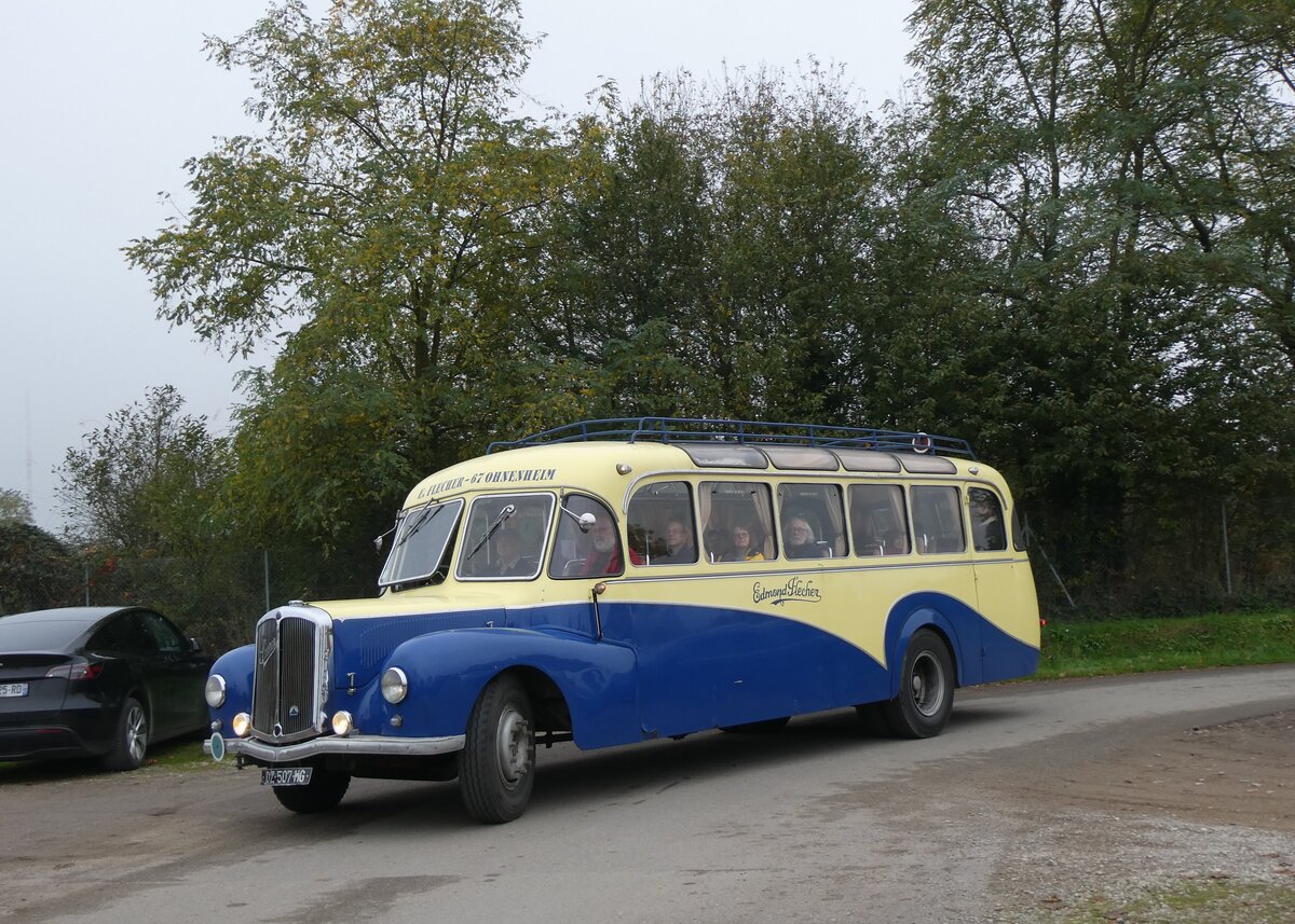 (268'675) - Flecher, Ohnenheim - DZ 507 MG - Saurer/Di Rosa am 26. Oktober 2024 in Kintzheim, Cigoland