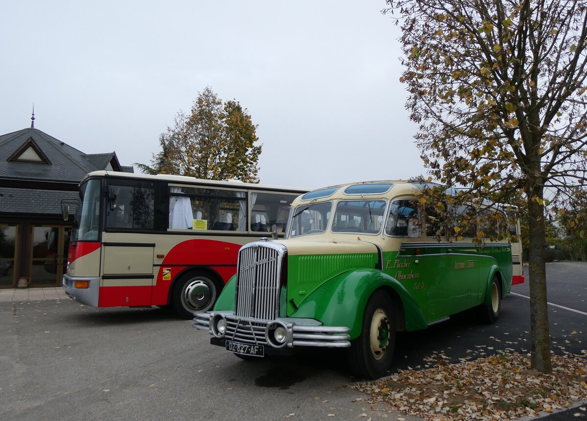 (268'714) - Flecher, Ohnenheim - DZ 827 AF - Saurer/Gangloff Colmar am 27. Oktober 2024 in Kintzheim, Cigoland