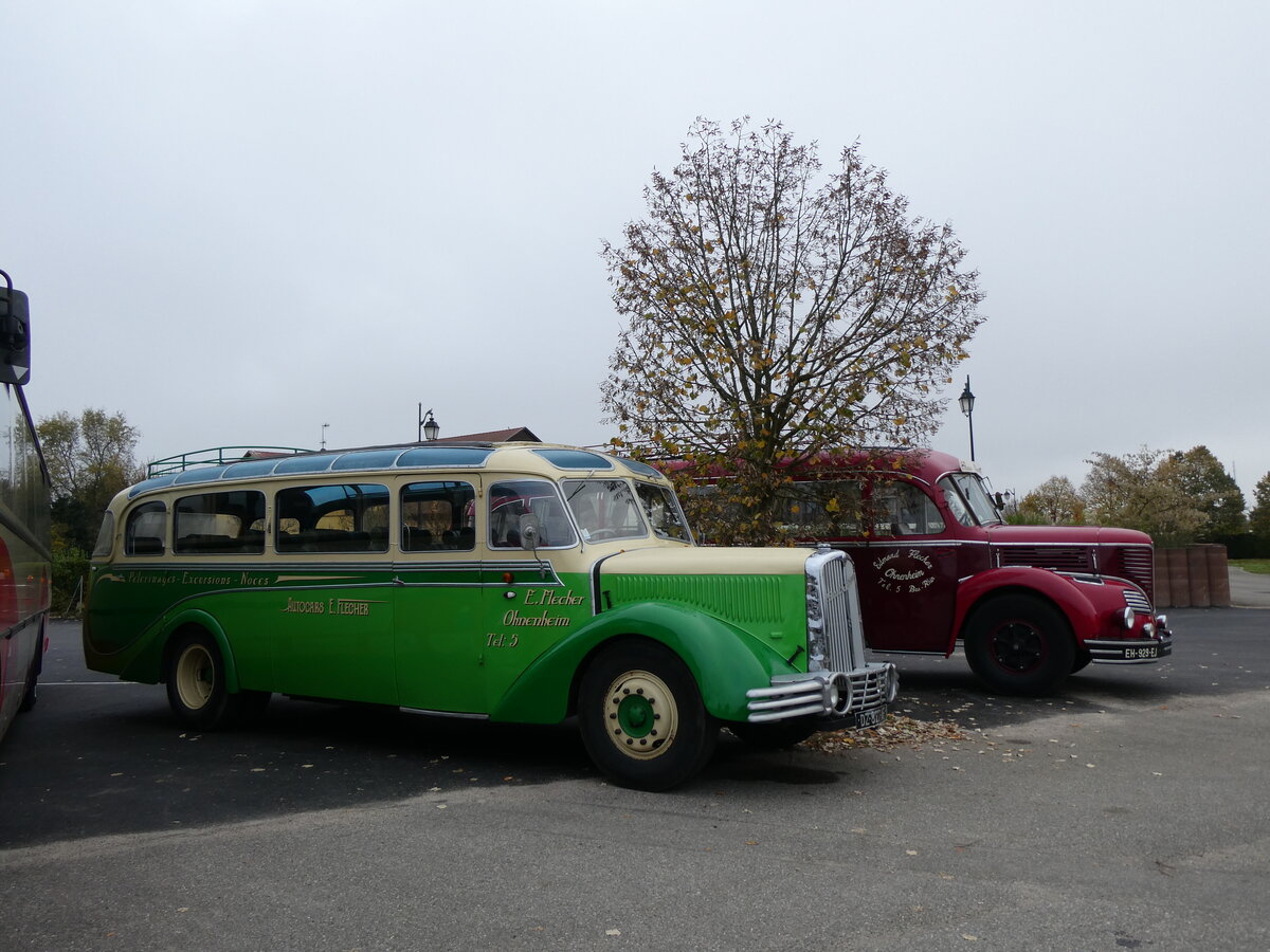 (268'716) - Flecher, Ohnenheim - DZ 827 AF - Saurer/Gangloff Colmar am 27. Oktober 2024 in Kintzheim, Cigoland