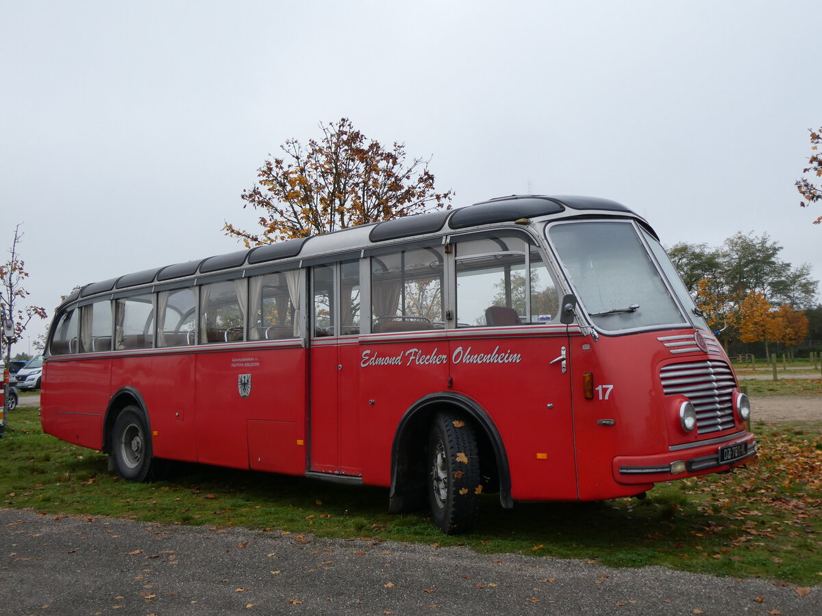 (268'717) - Flecher, Ohnenheim - Nr. 17/DZ 781 VL - FBW/Gangloff (ex FRAM Drachten/NL Nr. 17; ex AFA Adelboden/CH Nr. 3) am 27. Oktober 2024 in Kintzheim, Cigoland