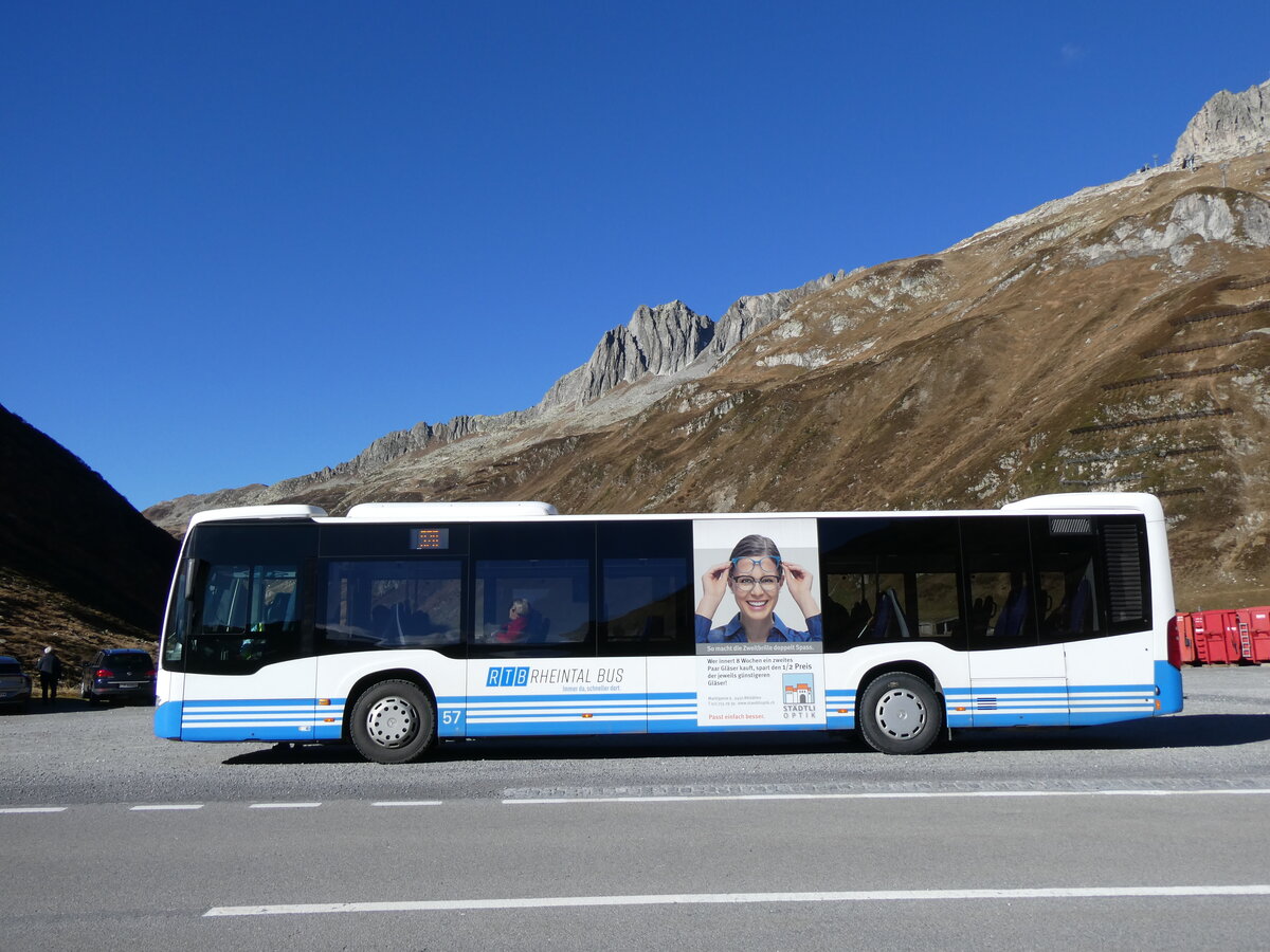 (268'815) - RTB Altsttten - Nr. 57/SG 131'724 - Mercedes am 29. Oktober 2024 auf dem Oberalppass