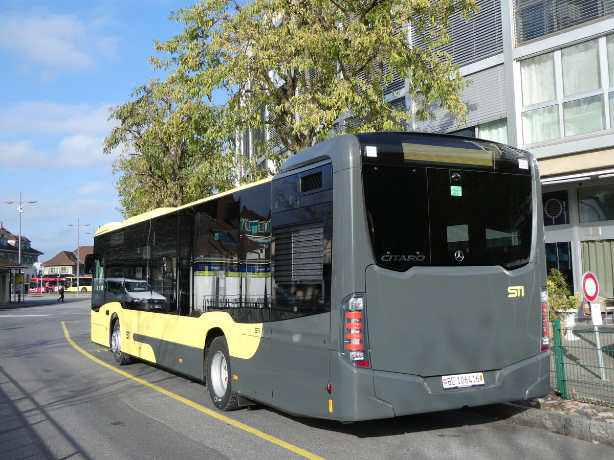 (269'153) - STI Thun - Nr. 416/BE 106'416 - Mercedes am 14. November 2024 bei der Schifflndte Thun