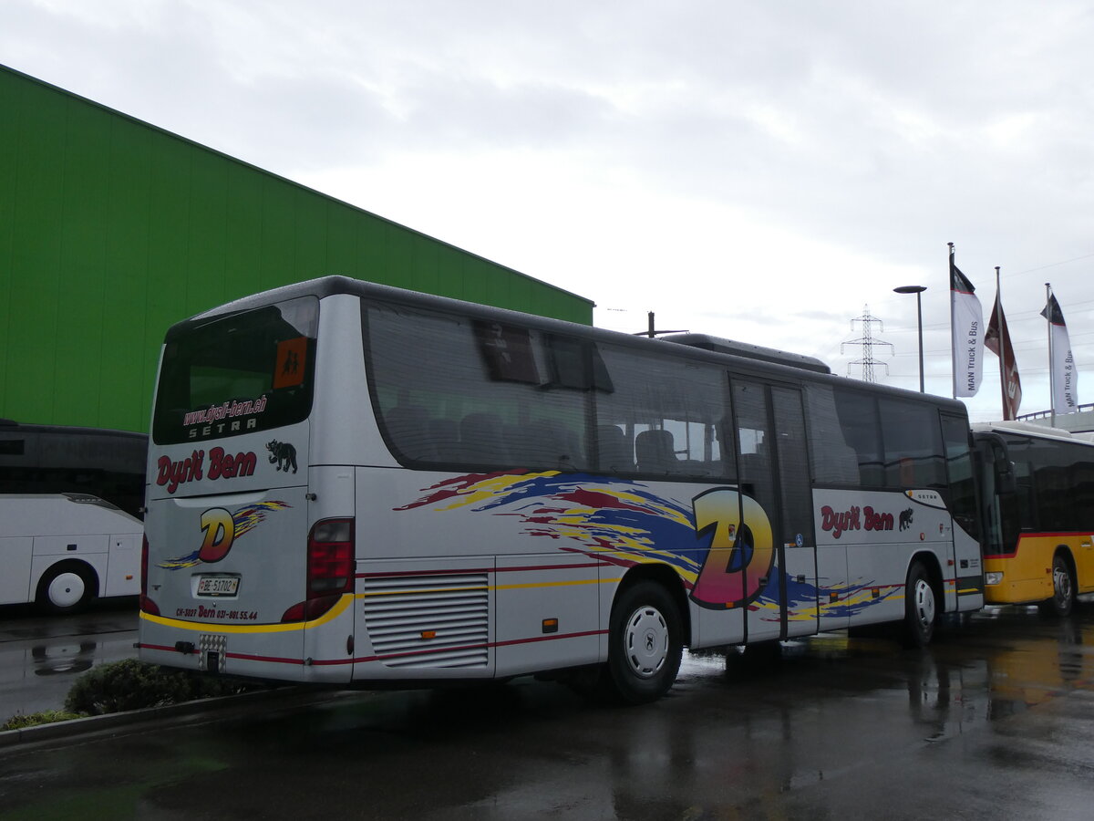 (270'091) - Dysli, Bern - Nr. 29/BE 51'702 - Setra (ex Peyer, Niederwangen; ex TSAR, Sierre PID 4497; ex Epiney, Ayer) am 22. Dezember 2024 in Kerzers, Interbus