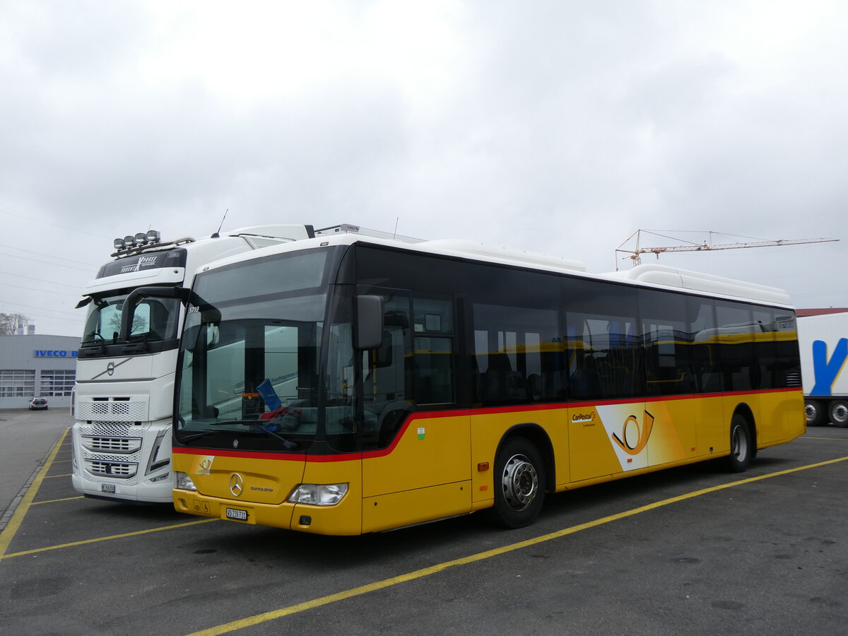 (273'030) - CarPosta Ouest - VD 239'731/PID 5719 - Mercedes (ex Faucherre, Moudon) am 15. Mrz 2025 in Kerzers, Interbus