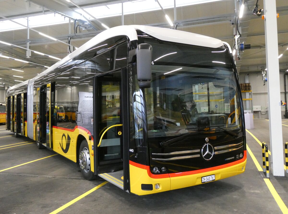 (273'318) - Stutz, Jonen - Nr. 440/ZH 340'767/PID 12'176 - eMercedes am 29. Mrz 2025 in Affoltern, Garage